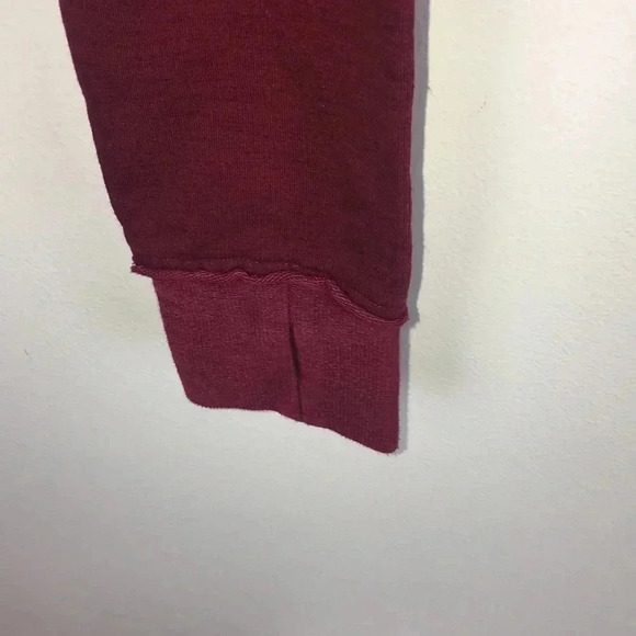 Brick Red Crop Top Sweatshirt - Picture 4 of 4